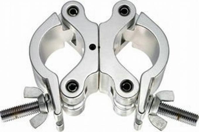 Aluminum 6082-T6 Truss Coupler / Scaffolding Double Clamp For Connector