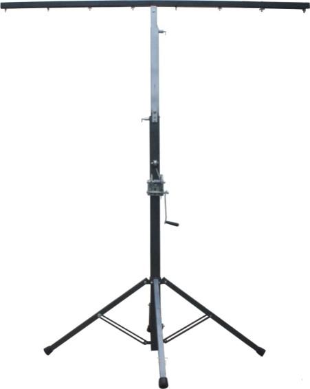 Black Color 4M Height Three Legs Outdoor Stage Truss Crank Stand / Aluminium Circle Tent Truss