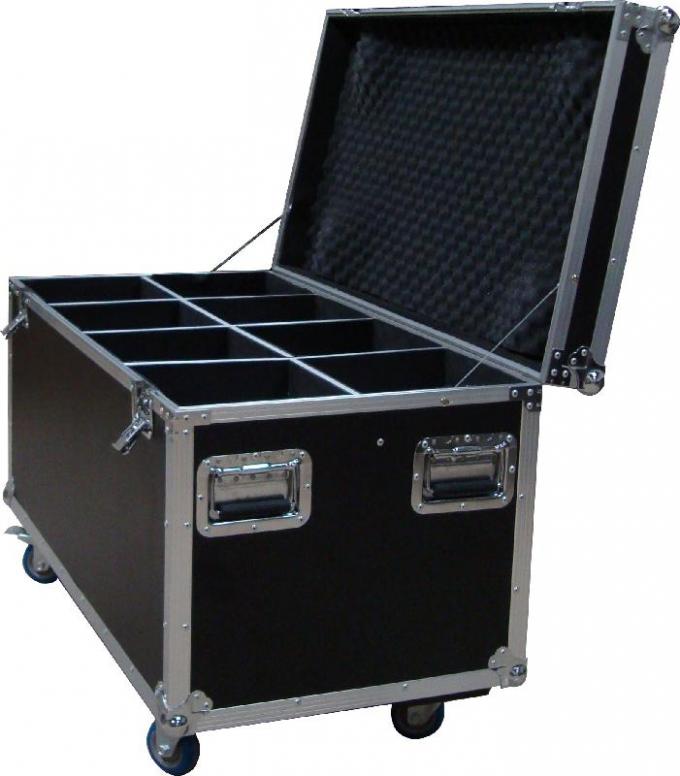 Portable Aluminum Tool Cases Black Guitar / 12U Flight Case