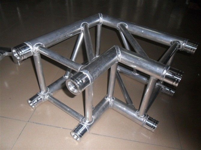 Spigot Square Truss Coupler With Two Sides Corner , Corrosion Resistance
