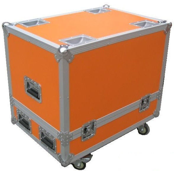 Orange Custom Rugged Flight Case With Butterfly Lock
