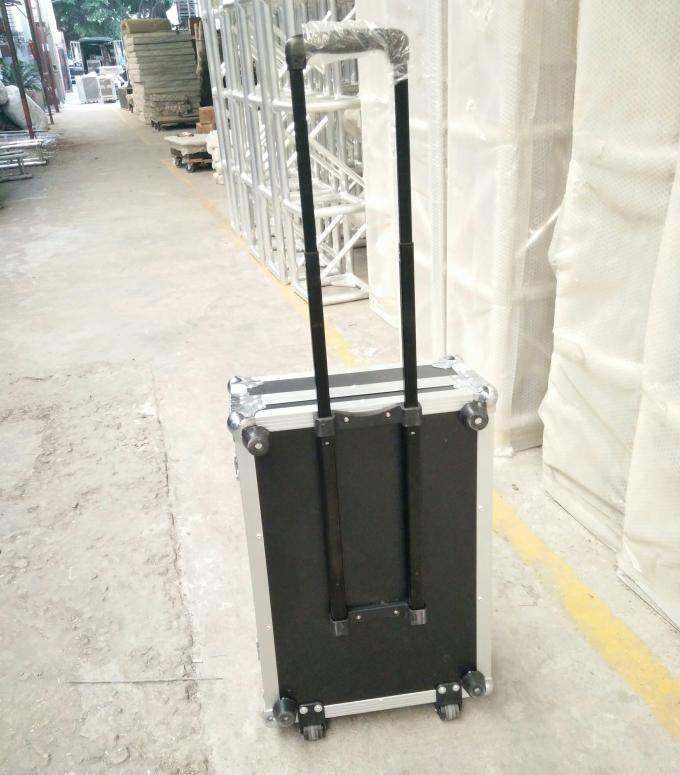 Customized Aluminum Trolley Flight Case Plywood Road Case with Small Wheels