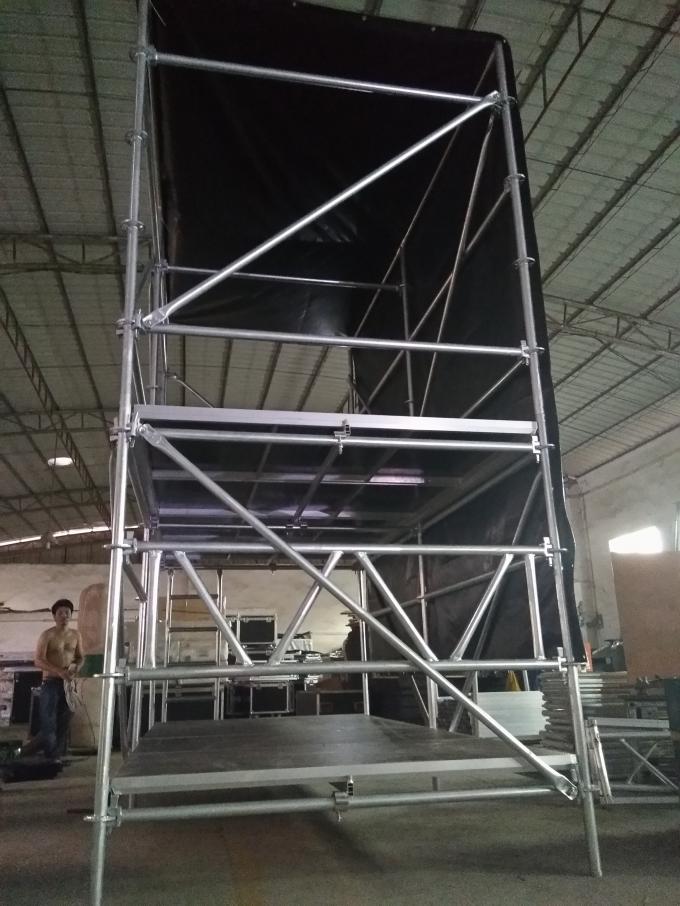 Custom Layer Truss and 	Movable Stage Platform Station for Stadium Lighting Tower Truss