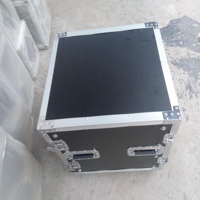 Black Aluminum Flight Case With Wheels And Safe Locks And Strong Handle Size 1200*600*630MM