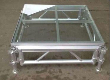 China 1.22*1.22m High Hardness 18mm Acrylic Stage Platform 380KG/square Meter supplier