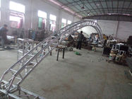 Black 300*300*12m Length Arch Spigot Connection Aluminum Stage Truss Strong Loading Capacity