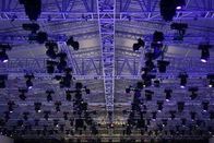 400*600MM Aluminum Light Stage Lighting Truss Systems For Meeting Room