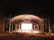 Black  Aluminum Spigot Stage Truss 300*300*1m Size For Indoor Show And Events