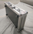 4 Pieces in 1 Microphone Flight Case and Tool Case Double-Box Aluminum Tool Box