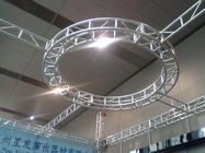 Aluminum Circle Spigot Truss , Square Circular Truss For Display Decorate