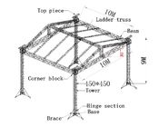 450x450mm aluminum truss system, aluminum spigot truss for outdoor show