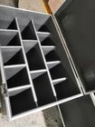 18 U Heavy Duty Aluminum Rack Flight Case / Custom Shockproof Mount Amplifier Rack Case