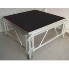 Professional Portable Stage Platforms / Aluminum Folding Stage With 18mm Plywood