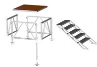 Waterproof Wood Moving Portable Stage Platforms Anti-slip