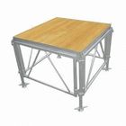 Catwalk Portable Stage Platforms / Aluminum Folding Stage With 18mm Plywood