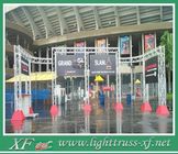 Silver Small Outdoor Aluminum Stage Truss For Exhibition Events T6-6082