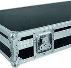 Square Portable Aluminum Tool Cases / Black Handle Equipment Case