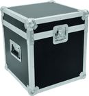 Square Portable Aluminum Tool Cases / Black Handle Equipment Case