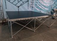 Aluminum Folding Movable Stage Platform with 18mm thickness Anti-slip Plywood