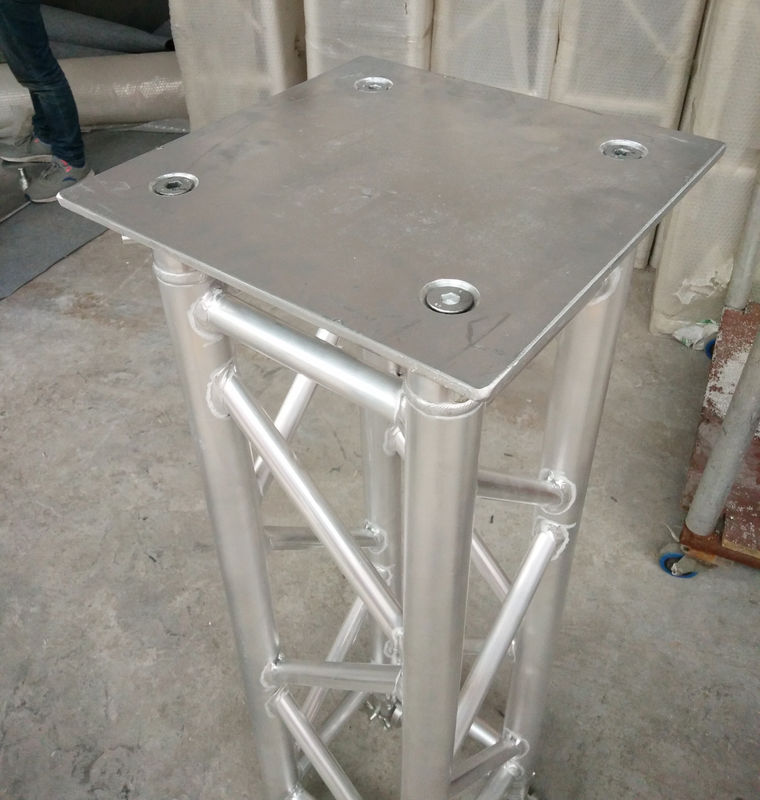 350*350*8mm Aluminum Spigot Plate Table for Beam  Lights on 1 Meter Truss