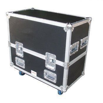 Black Aluminum Flight Case With Wheels And Safe Locks And Strong Handle Size 1200*600*630MM