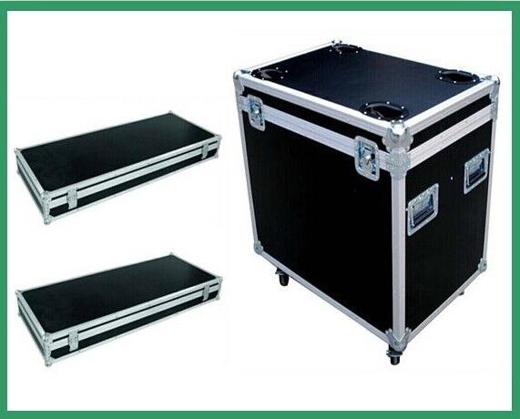 Custom Portable Aluminum Tool Case / Black Handle Equipment Case