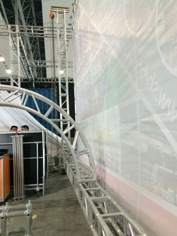Outdoor Event Aluminum Square Truss / Stage Roof Truss With Canopy