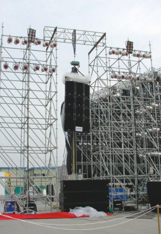 Outdoor Events Line Array Speaker Truss ,Layer Truss Assembly Easy To Use