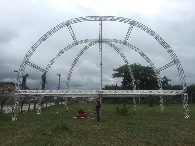 16m Span Outdoor Aluminum  Stage  Truss For Concert Truss , Corrosion Resistance