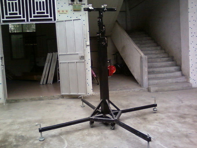 Crank Handle Heavy Duty Light Stand / Speaker Truss Lift Stand Telescopic Lifting Tower
