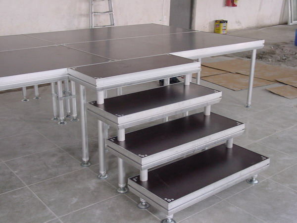 Used Aluminum Stage Deck Assembly Moving Aluminum Stage For Sale