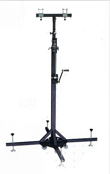 Heavy Duty 7m Lifts Tower Crank Stands With Strong Side Wheels Easy Moving
