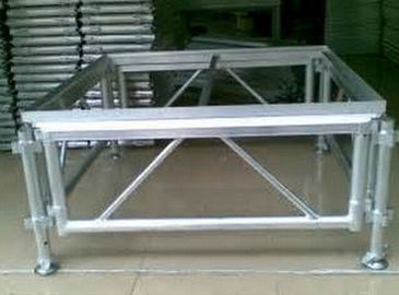 China Adjustable Height Aluminum Stage Truss For Indoor / Outdoor Movable Stage Platform supplier