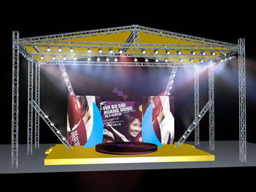 Outside Silver Modern Aluminum Stage Truss For Music Festival