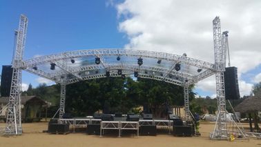 Highly Used Oudoor Event Aluminum Stage Lighting Truss With Canopy