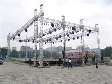 Customized Height Aluminum Lighting Truss With Roof System / LED Alunimum Truss System