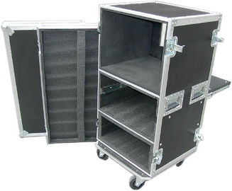 Wooden / Aluminum Tool Cases Trolley Case For Moving Head Light Case