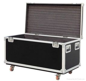 1000X500X500mm Black Color Waterproof 150KG Loading capacity  Aluminum Tool Cases With Foam