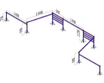 Silver Aluminum Stage Truss Alu Lighting Truss For Trade Show