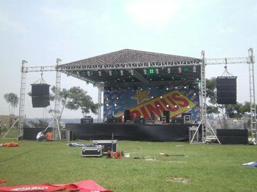 Customized Height Aluminum Lighting Truss With Roof System / LED Alunimum Truss System