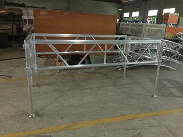 6082-T6 Aluminum Assemble Plywood Stage / 1.22 X 2.44m Outdoor Event Portable Stage