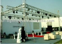 Used Aluminum Spigot Roof Truss With Tent , Outdoor Trade Show Event  Aluminum DJ Truss