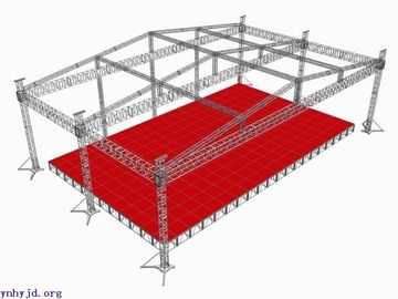 Professional Portable Stage Platforms / Aluminum Folding Stage With 18mm Plywood