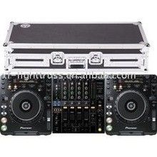 Aluminum Flight Case With Wheels / Handles Plastic 2U to 24U Rack Case