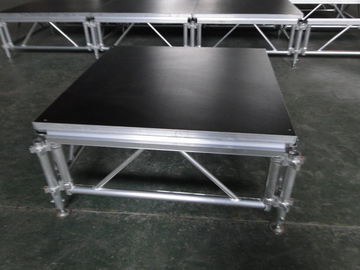 Catwalk Portable Stage Platforms / Aluminum Folding Stage With 18mm Plywood