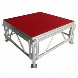 Catwalk Portable Stage Platforms / Aluminum Folding Stage With 18mm Plywood