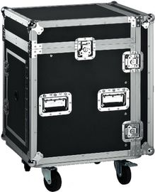 Black Wooden Standard Rack Flight Case / 16U Flight Case / Storage Case