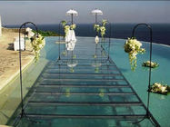 Swimming Pool Toughened Glass Stage 1.22 X 1.22M For Wedding