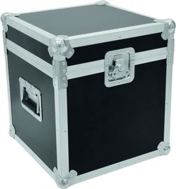 Square Portable Aluminum Tool Cases / Black Handle Equipment Case