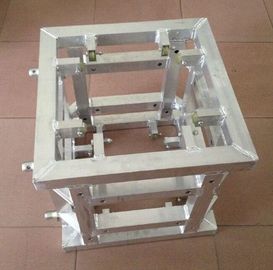 Silver Corner Block Truss Coupler , Aluminum Stage Truss System